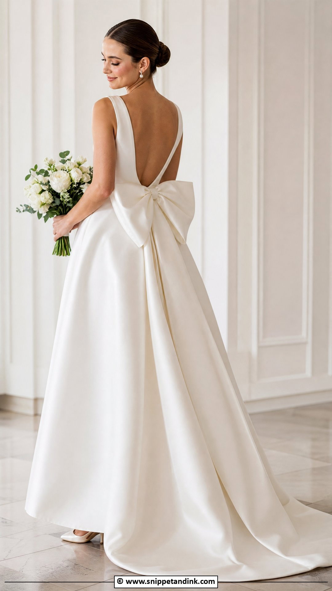 Bow Wedding Dress - Snippet and Ink - 35 Dream Wedding Dresses