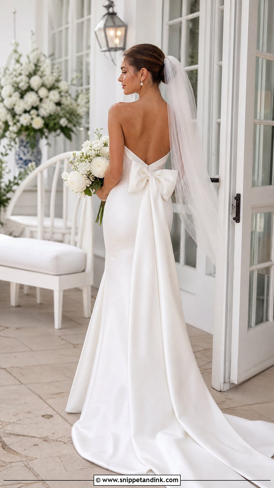 Bow Wedding Dress Outfit - Snippet and Ink - 25 Wedding Dress Outfit Ideas