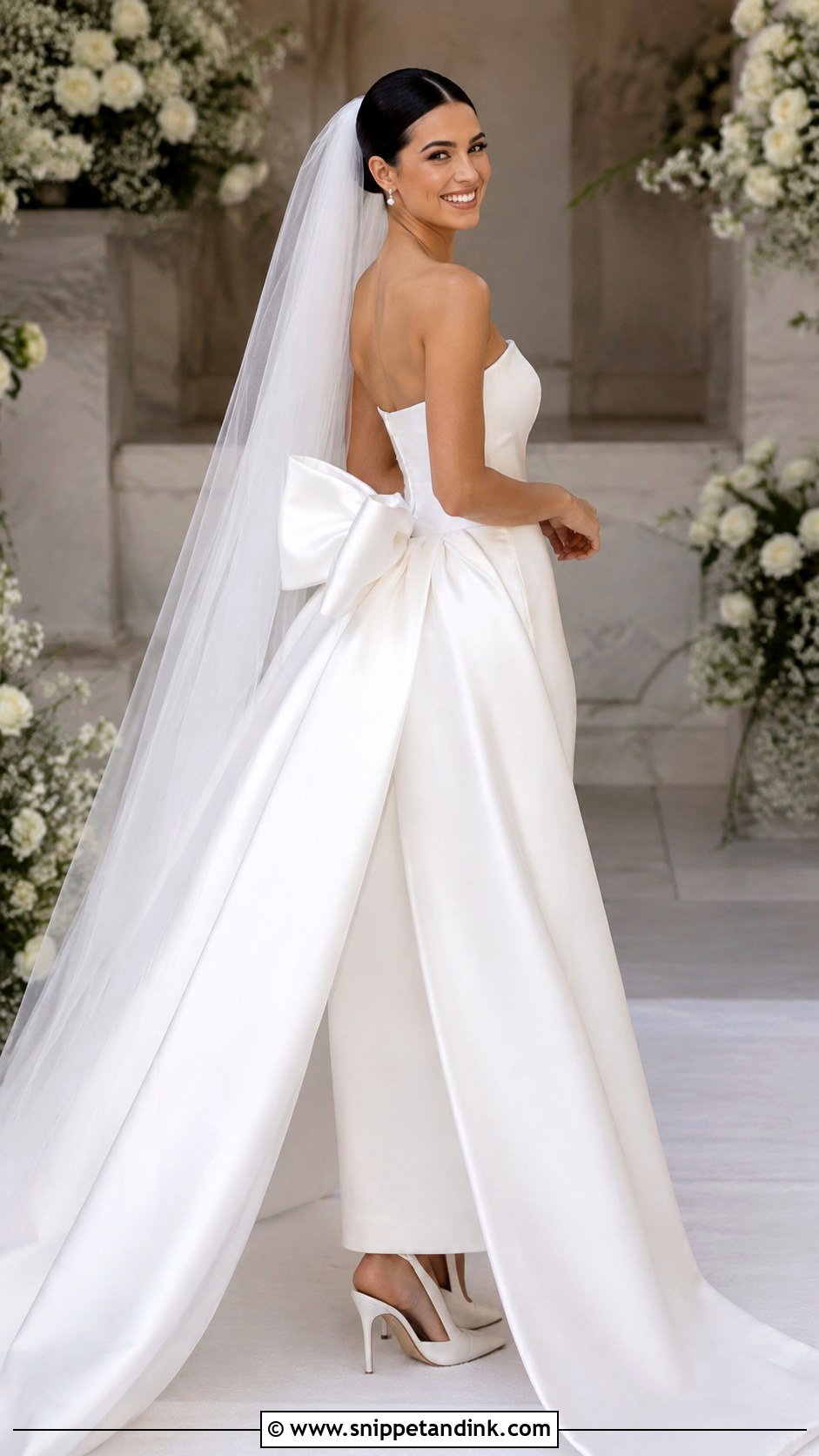 Bow Wedding Dress With Overskirt - Snippet and Ink - 25 Wedding Dress with Overskirt Ideas