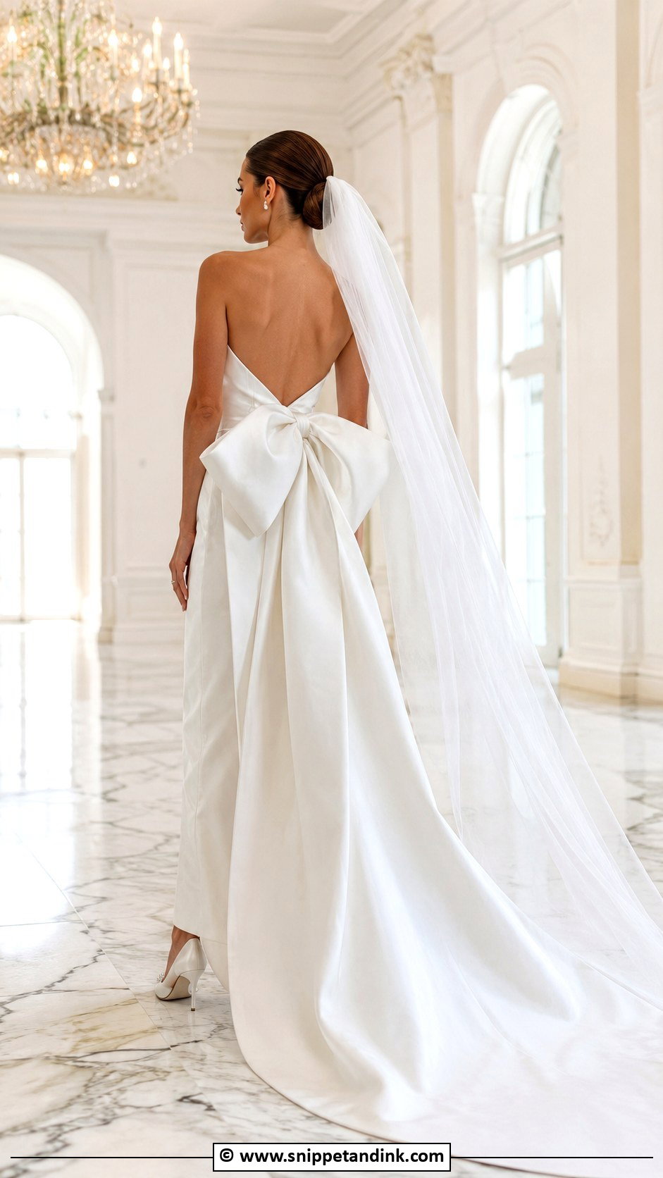 Bow Wedding Gown - Snippet and Ink - 35 Wedding Gowns