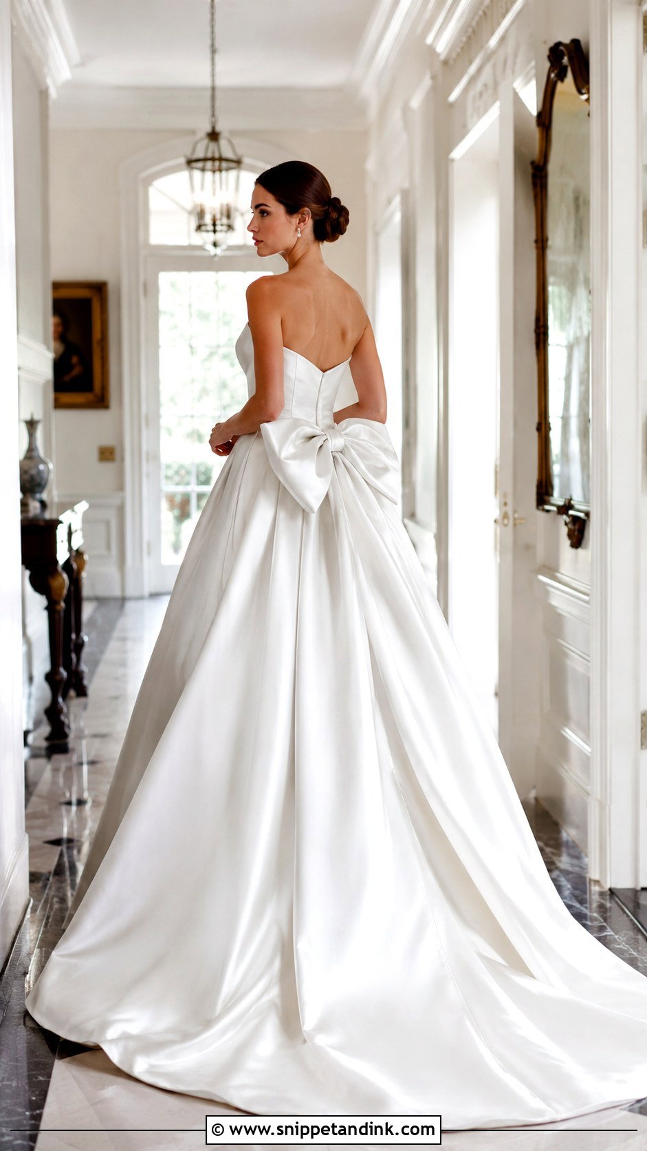 Bow Wedding Gown - Snippet and Ink - 25 Wedding Gown Inspiration Ideas