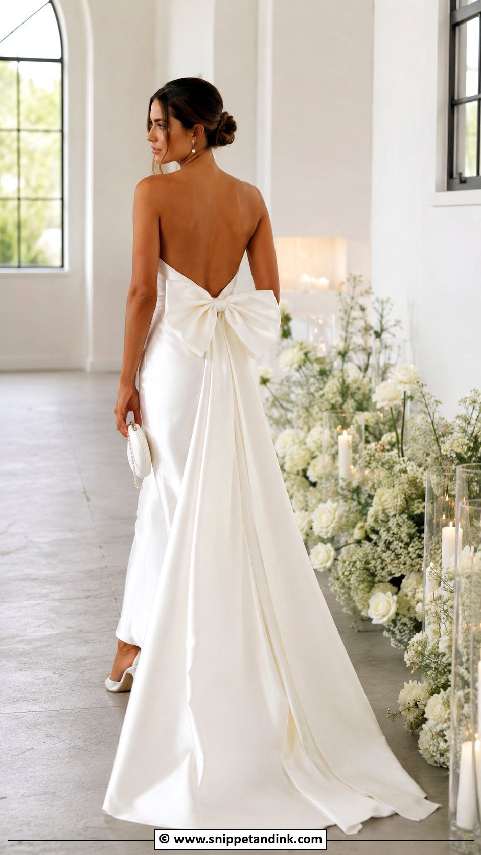 Bow Wedding Gown - Snippet and Ink - 30 Gown for Wedding Ideas
