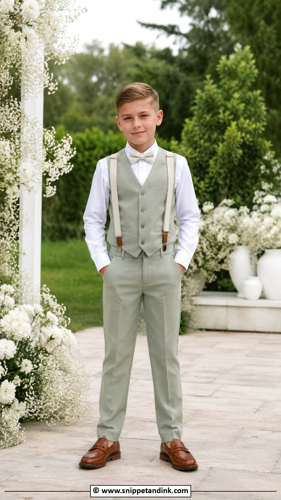 Boy Wedding Sage Green Outfit - Snippet and Ink - 25 Boy Wedding Outfit Ideas