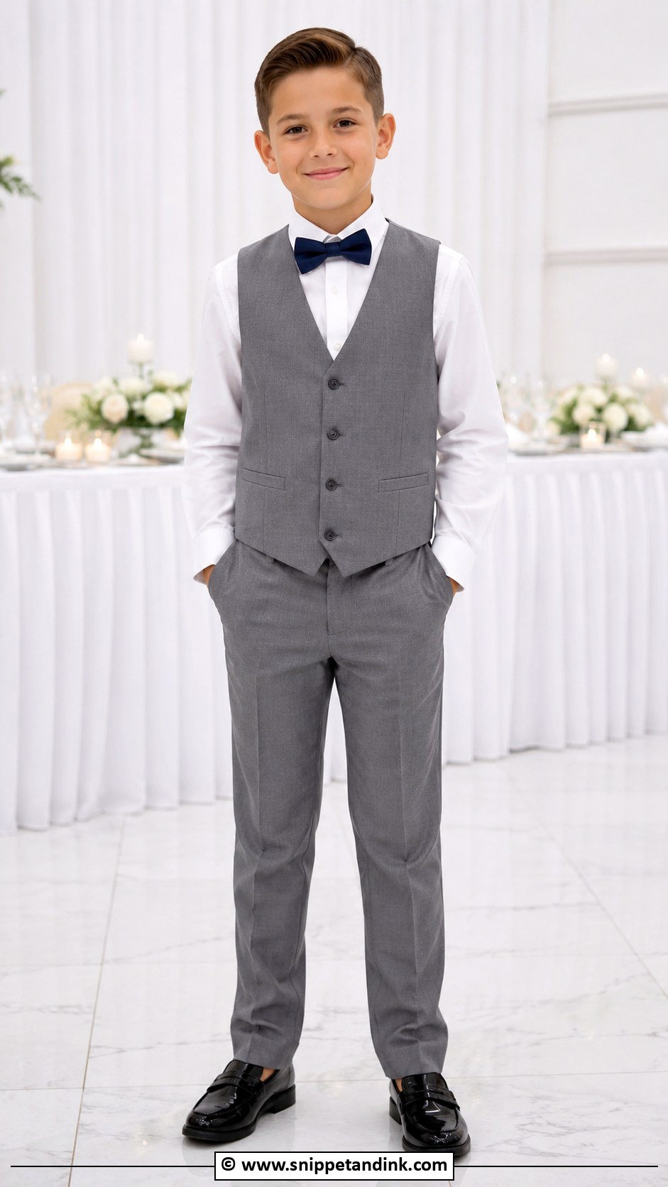 Boy Wedding Vest And Pants Outfit - Snippet and Ink - 25 Boy Wedding Outfit Ideas