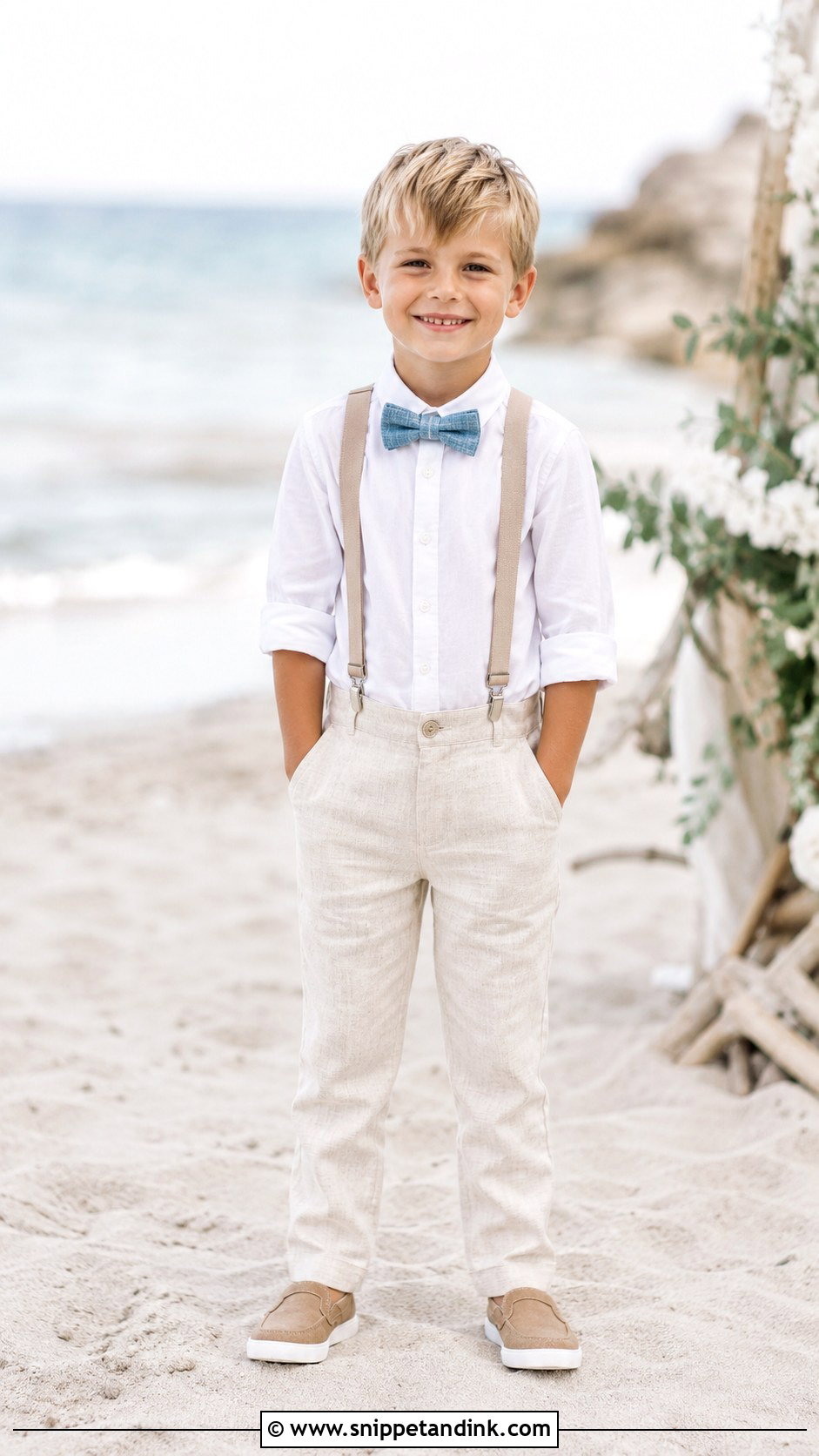 Boys Beach Wedding Outfit - Snippet and Ink - 25 Wedding Dresses Boys