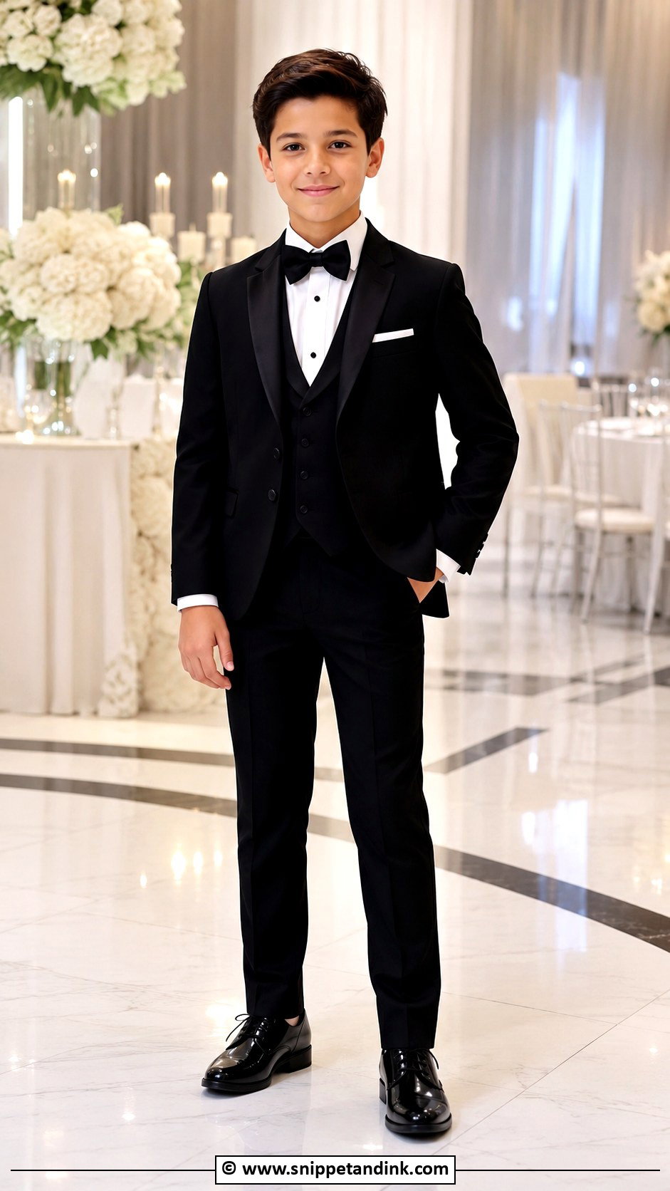 Boys Black Suit Outfit - Snippet and Ink - 25 Wedding Outfit for Boys Ideas