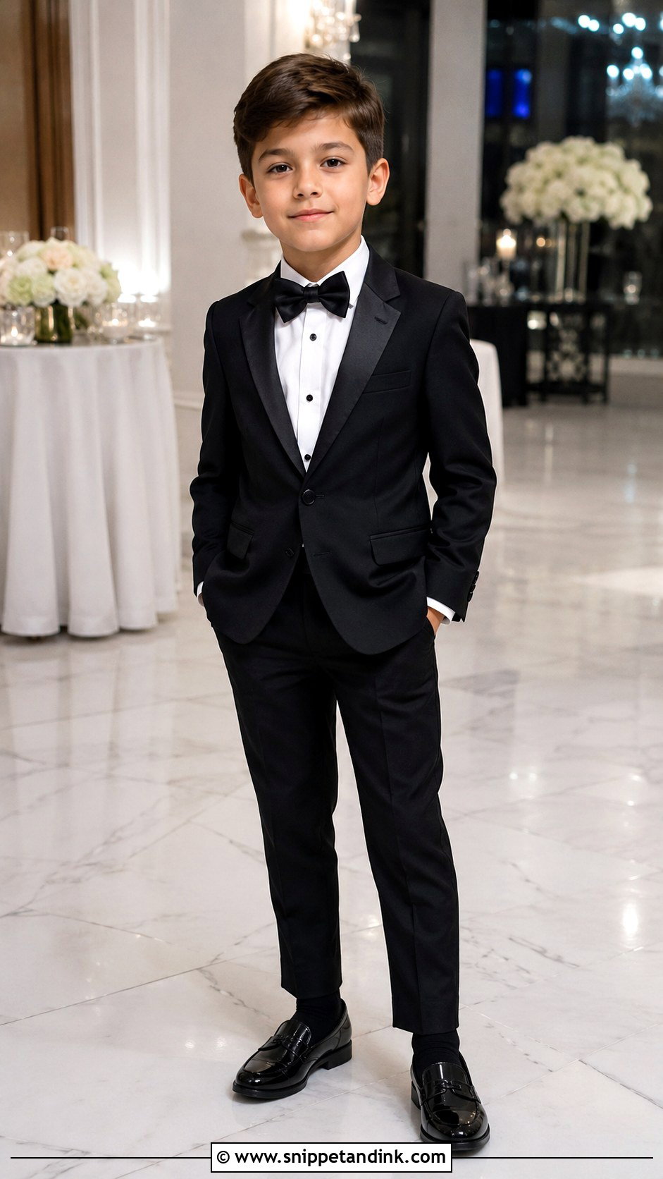 Boys Black Tuxedo Outfit - Snippet and Ink - 20 Boys Marriage Outfit Ideas