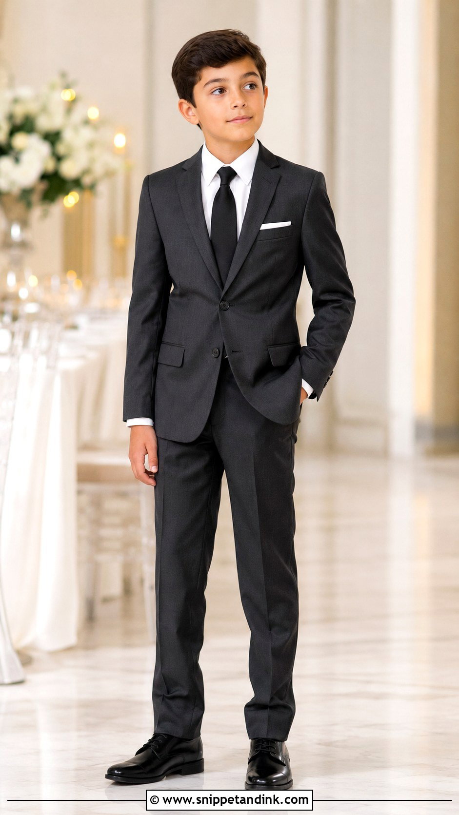 Boys Charcoal Wedding Suit - Snippet and Ink - 25 Wedding Dress for Boys Ideas