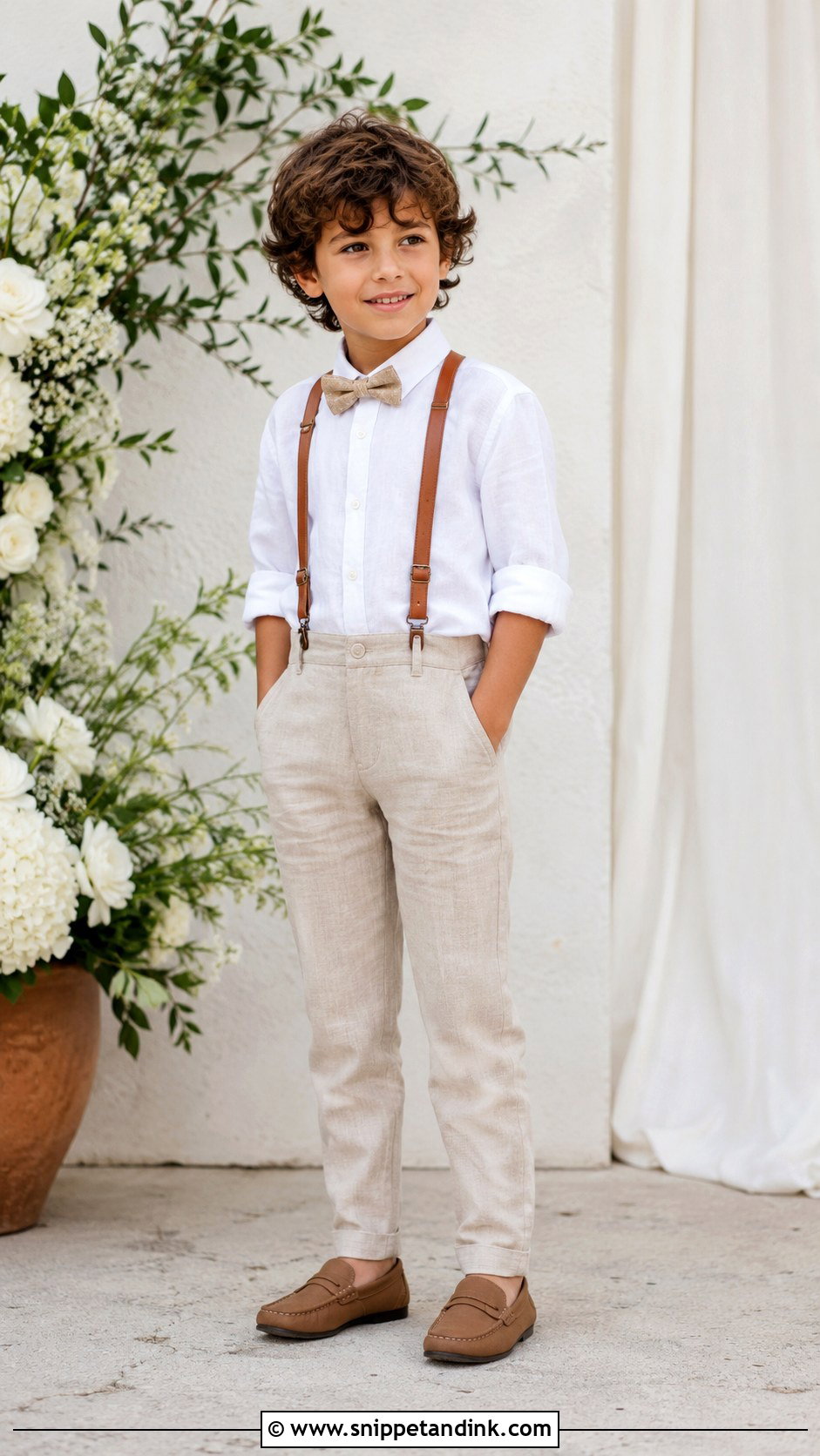 Boys Linen Wedding Outfit - Snippet and Ink - 25 Wedding Dresses Boys