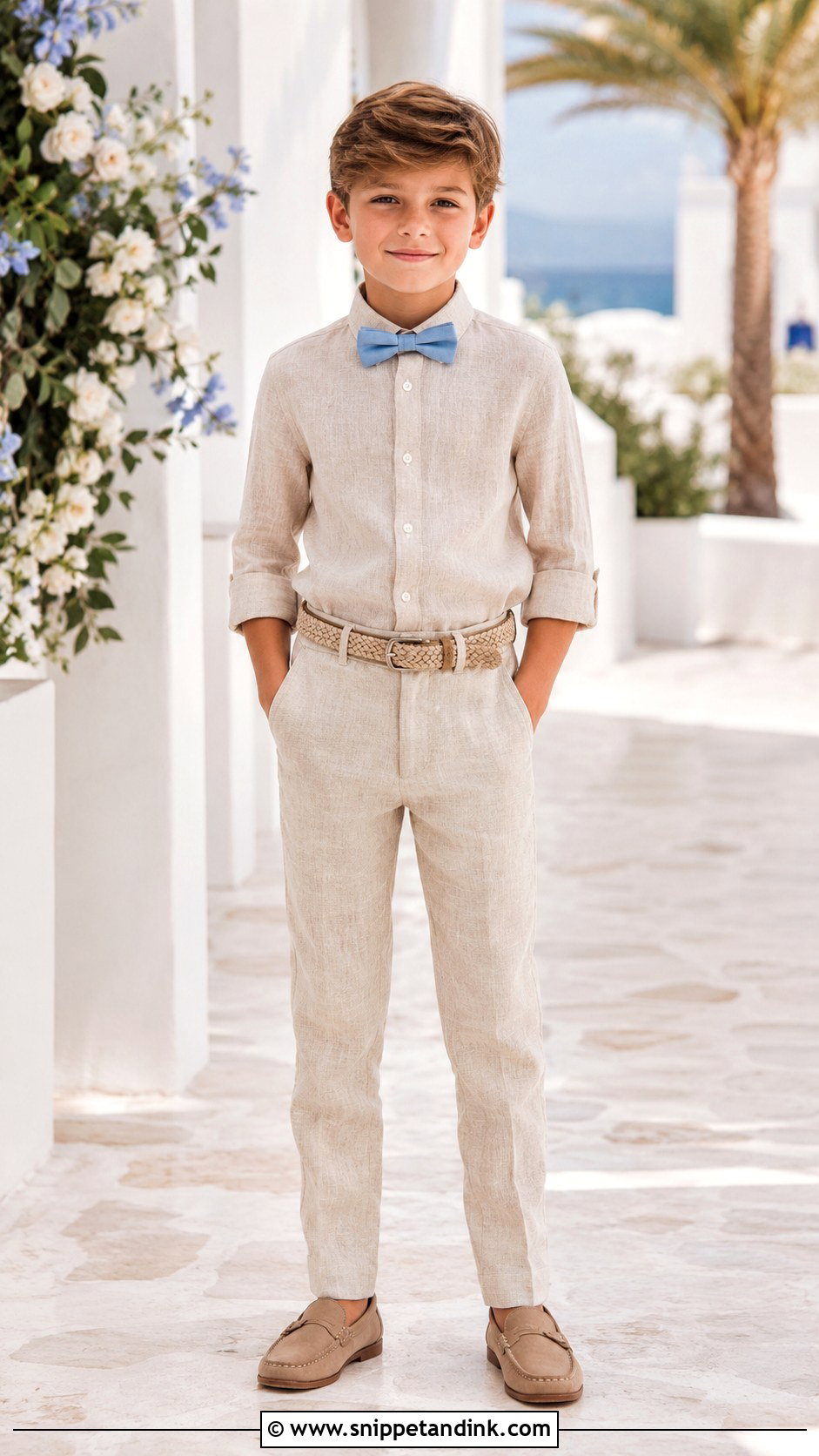 Boys Linen Wedding Outfit - Snippet and Ink - 25 Boys Wedding Dress Ideas