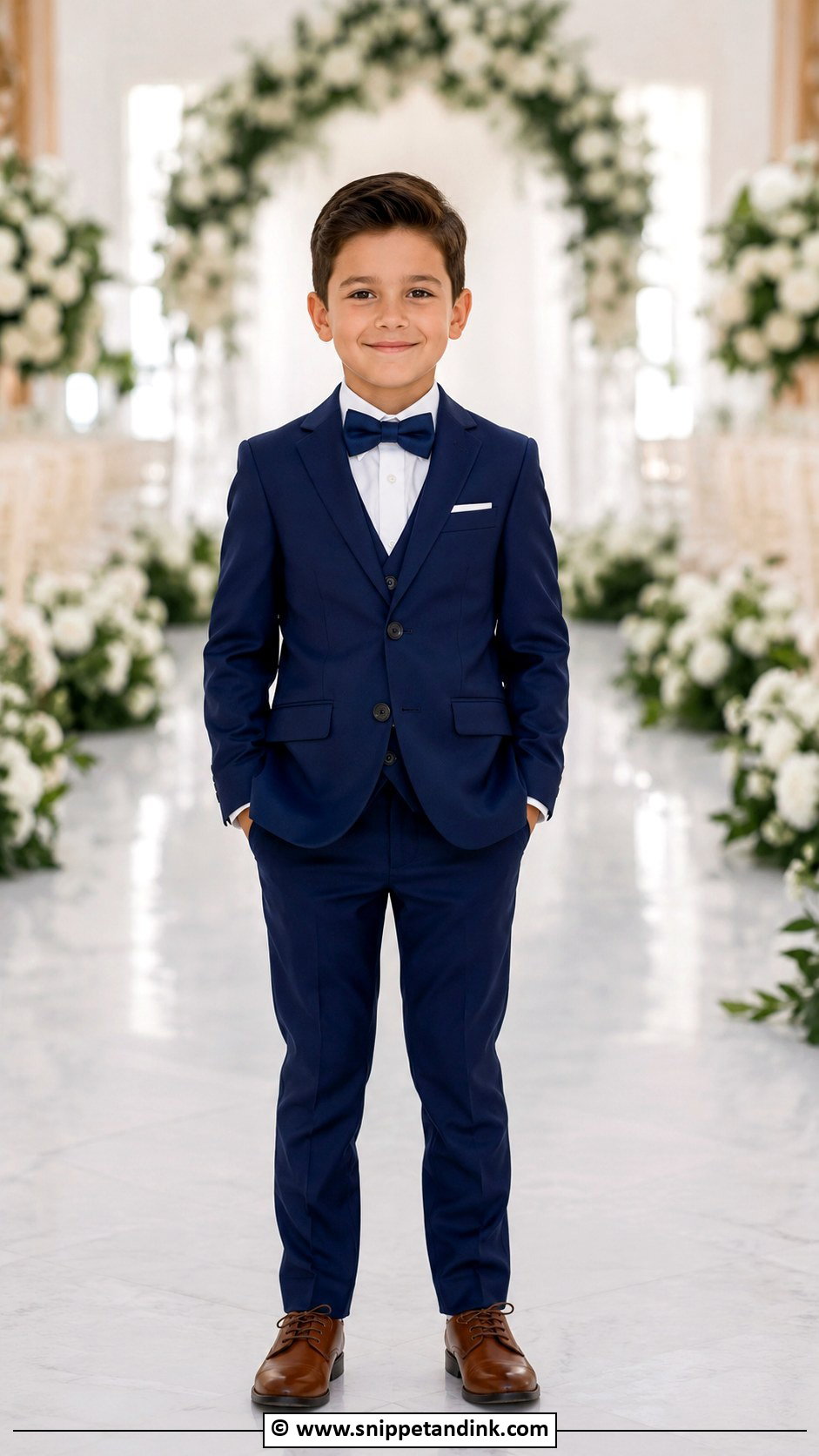 Boys Navy Suit Outfit - Snippet and Ink - 25 Wedding Outfit for Boys Ideas