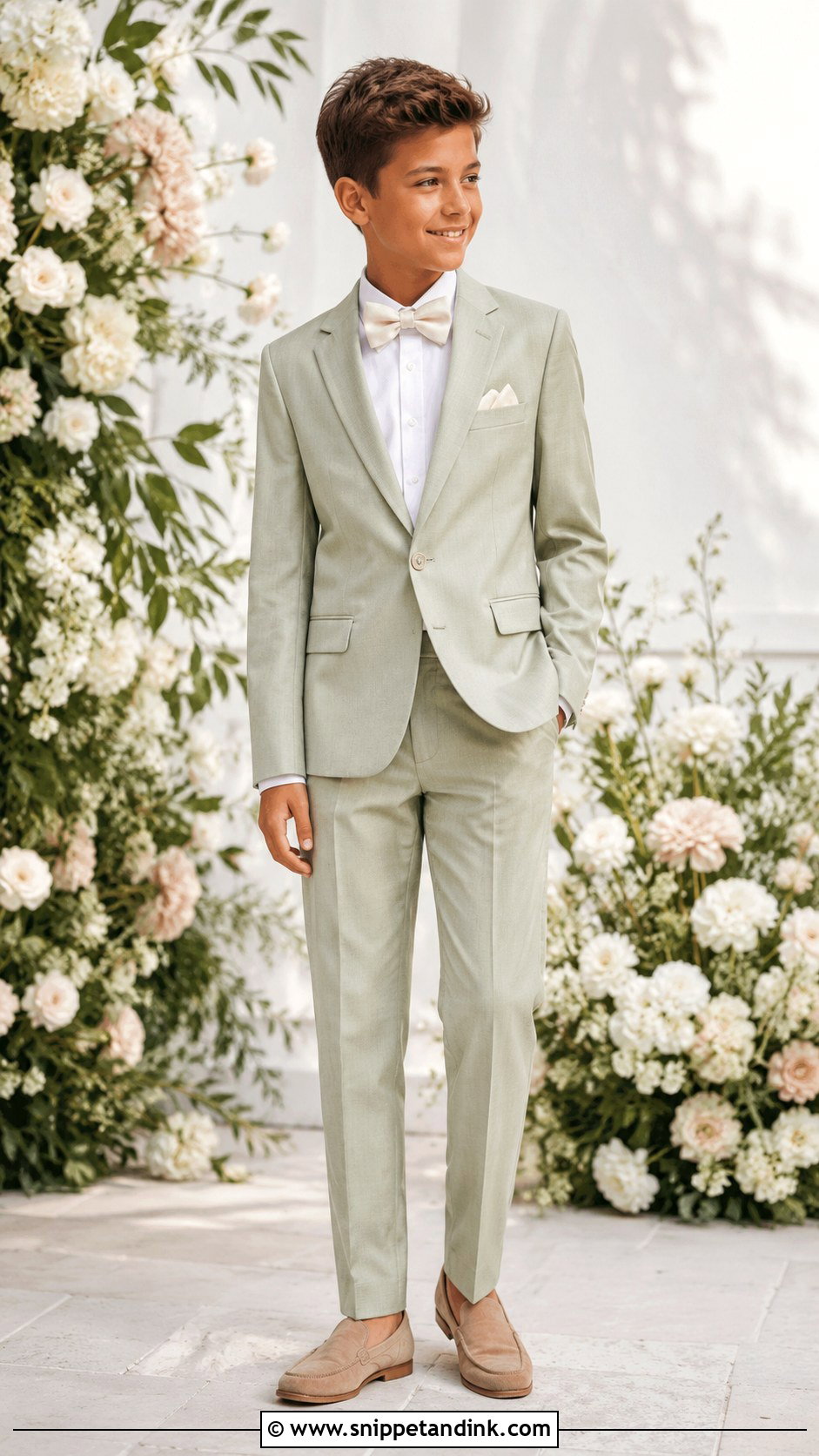 Boys Pastel Suit Wedding Outfit - Snippet and Ink - 25 Boys Wedding Dress Ideas