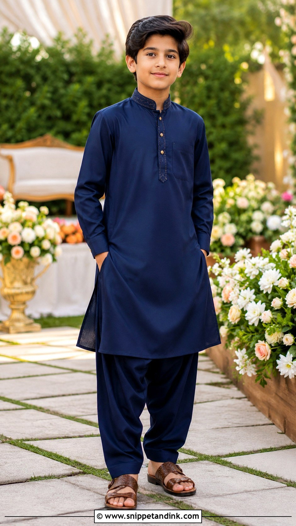 Boys Pathani Suit For Wedding - Snippet and Ink - 30 Indian Boys Wedding Outfit Ideas