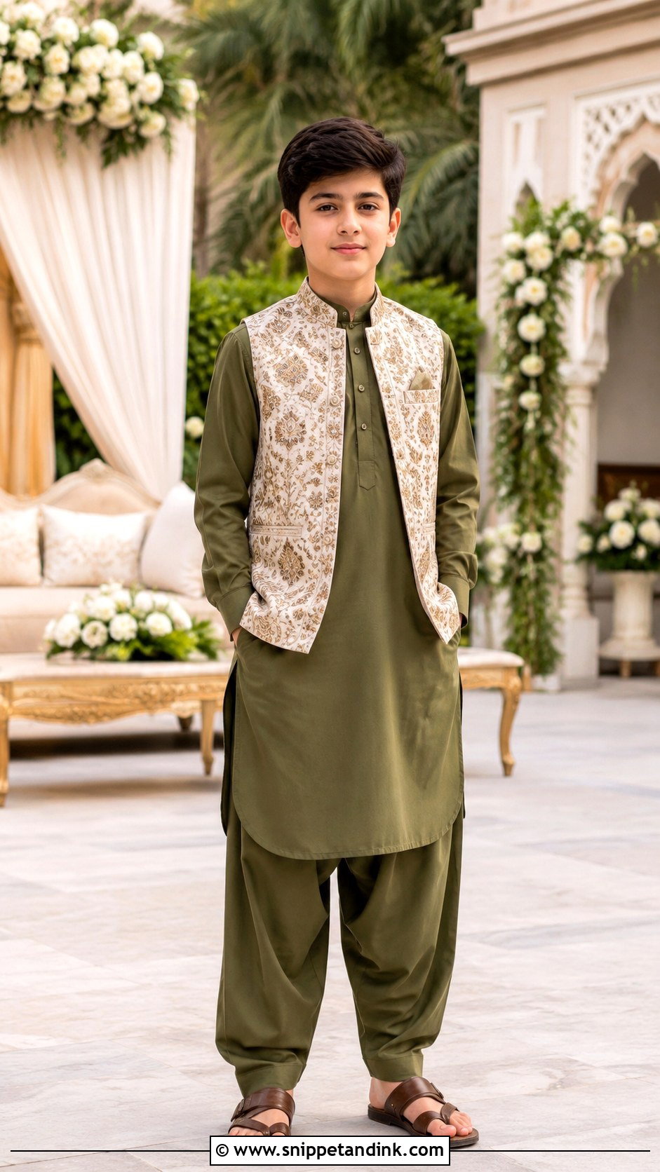 Boys Pathani Suit Outfit - Snippet and Ink - 20 Boys Marriage Outfit Ideas