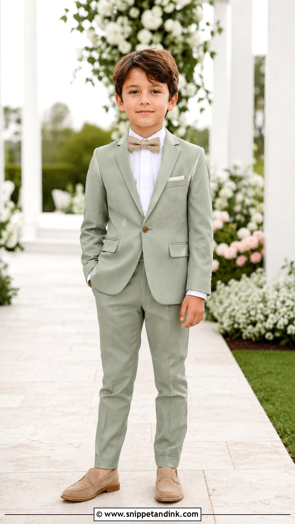 Boys Sage Green Wedding Suit - Snippet and Ink - 25 Wedding Dress for Boys Ideas