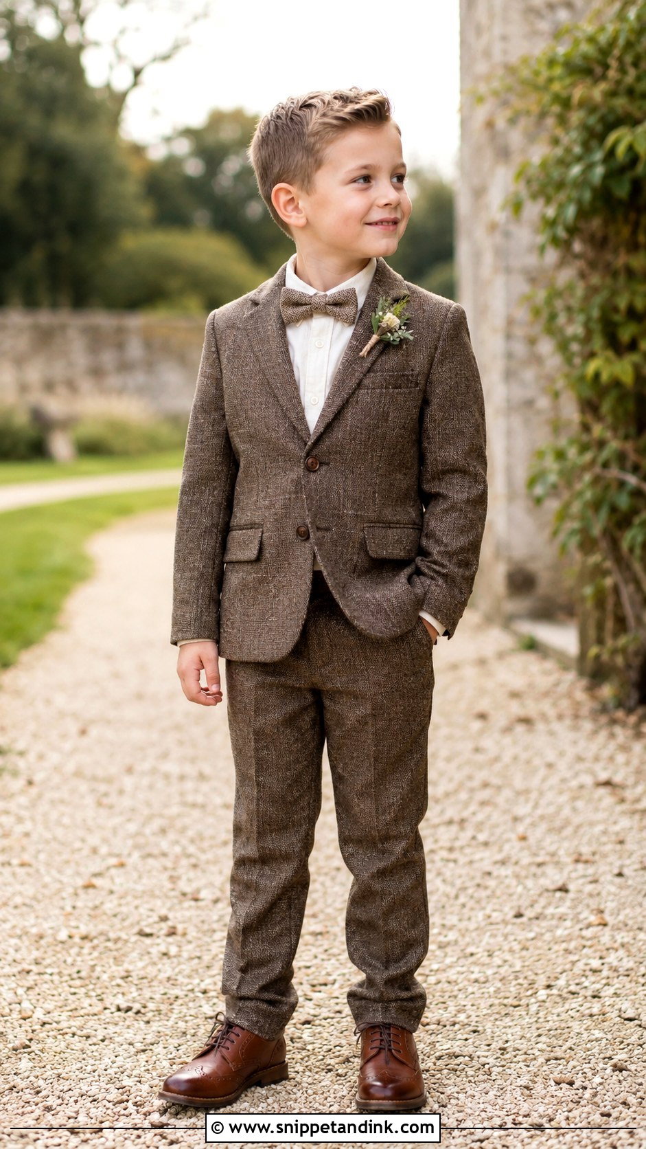 Boys Tweed Wedding Suit - Snippet and Ink - 25 Wedding Dress for Boys Ideas
