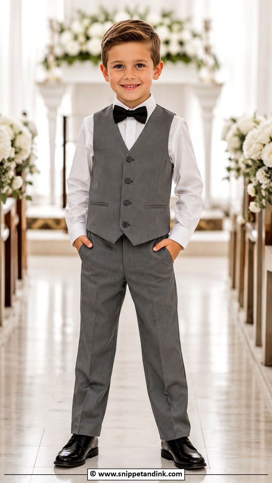 Boys Waistcoat And Trousers Outfit - Snippet and Ink - 25 Wedding Outfit for Boys Ideas