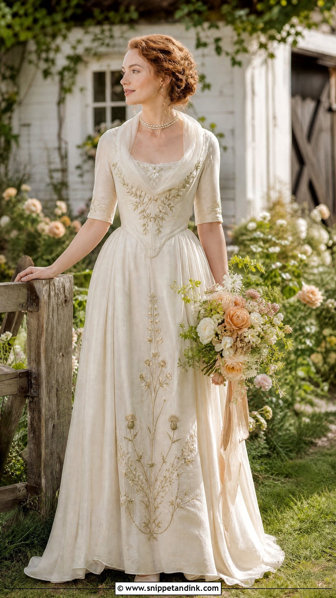 Brianna Outlander Wedding Dress - Snippet and Ink - 20 Outlander Wedding Dress Ideas
