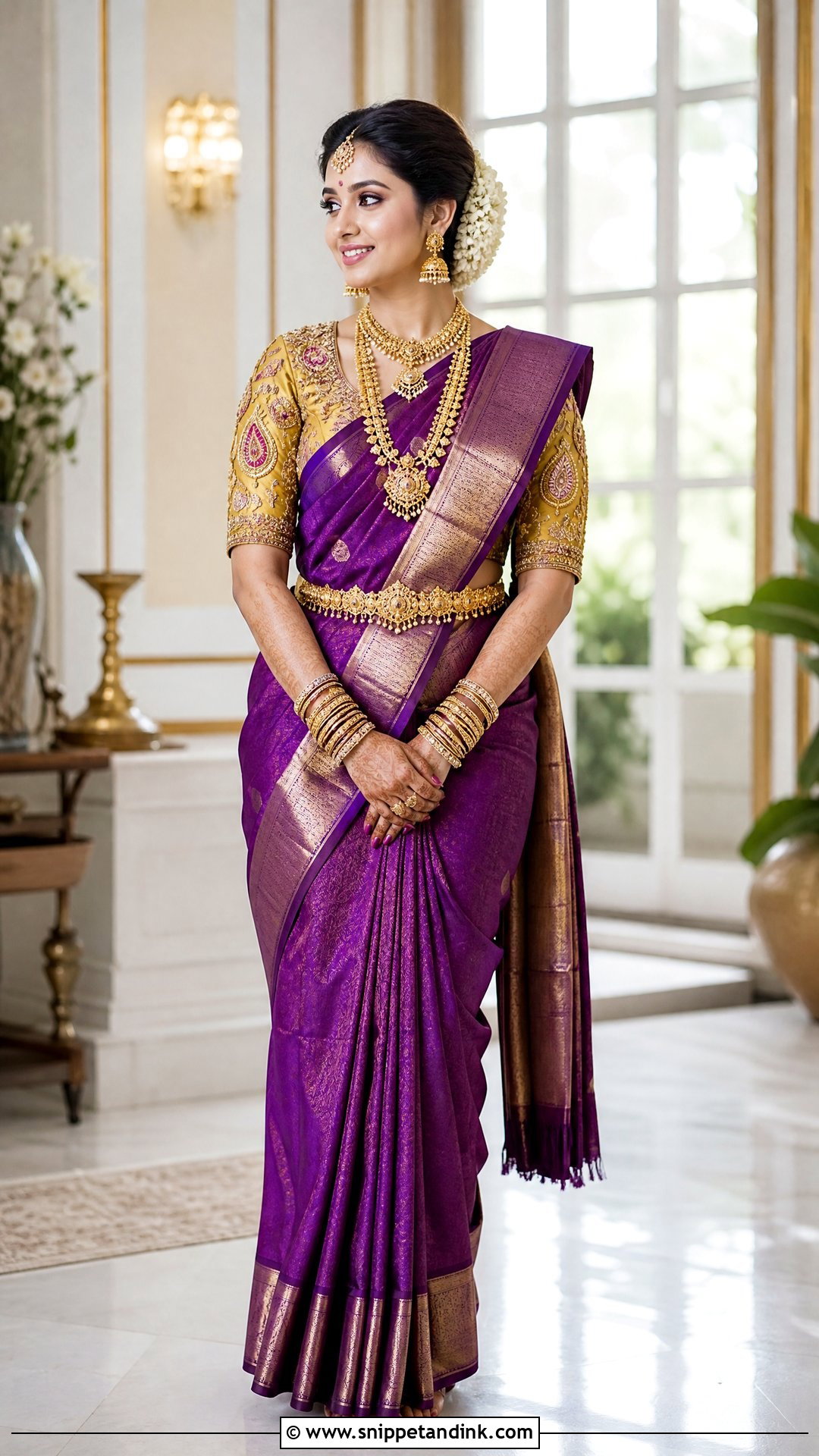 Bridal Aari Work Blouse For Silk Saree - Snippet and Ink - 25 Bridal Aari Work Ideas