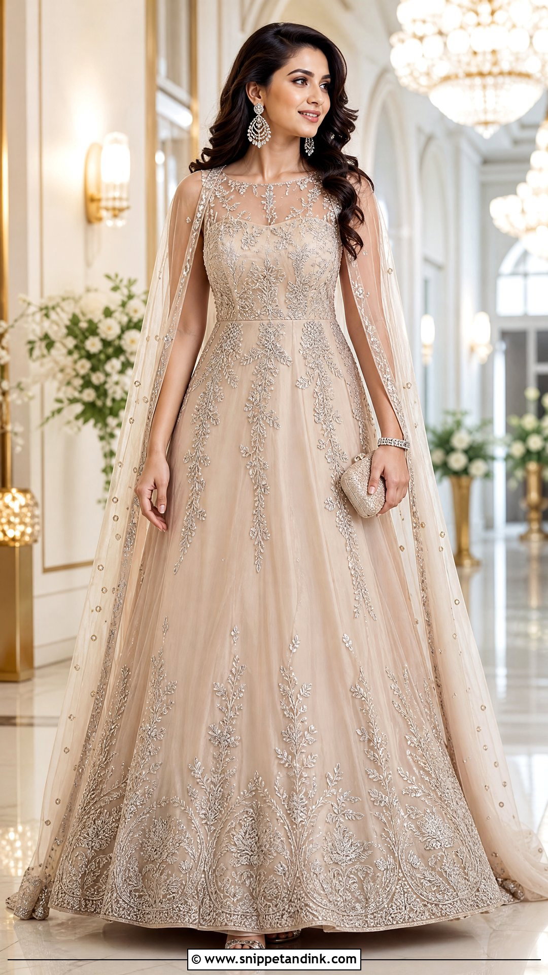 Bridal Aari Work Reception Gown - Snippet and Ink - 25 Bridal Aari Work Ideas