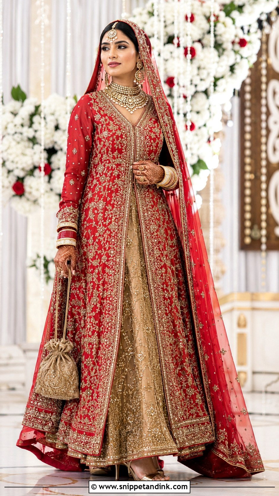 Bridal Anarkali Lehenga Suit - Snippet and Ink - 20 Bridal Anarkali Suits Brides