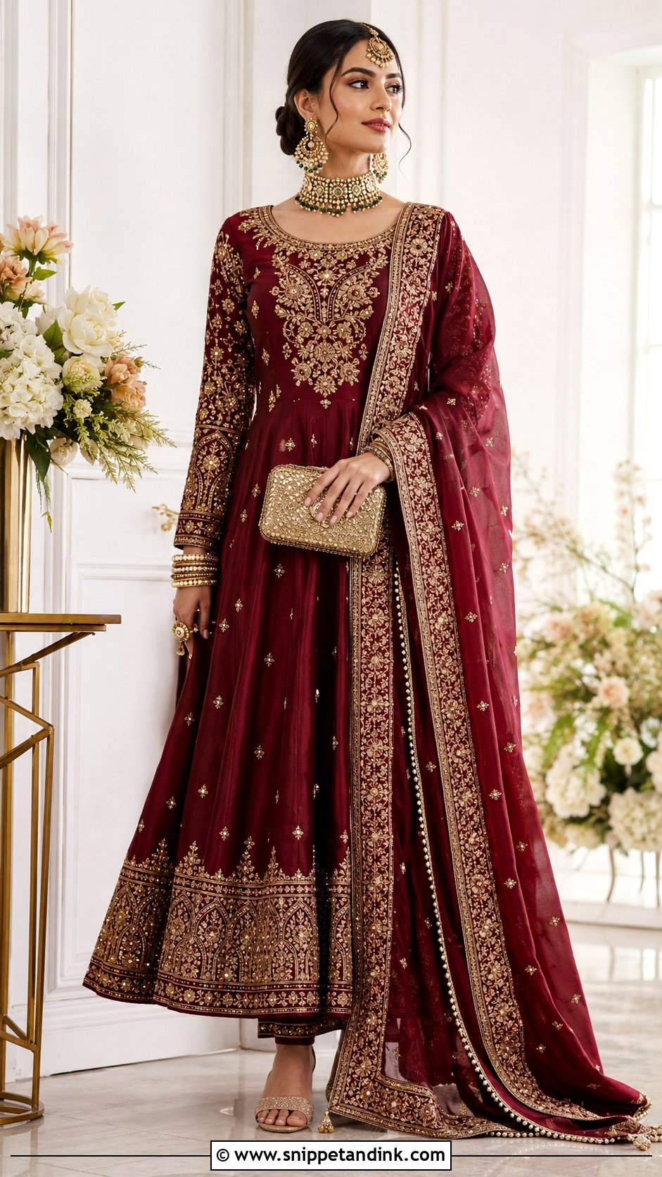Bridal Anarkali Suit For Wedding - Snippet and Ink - 25 Anarkali Suits for Wedding