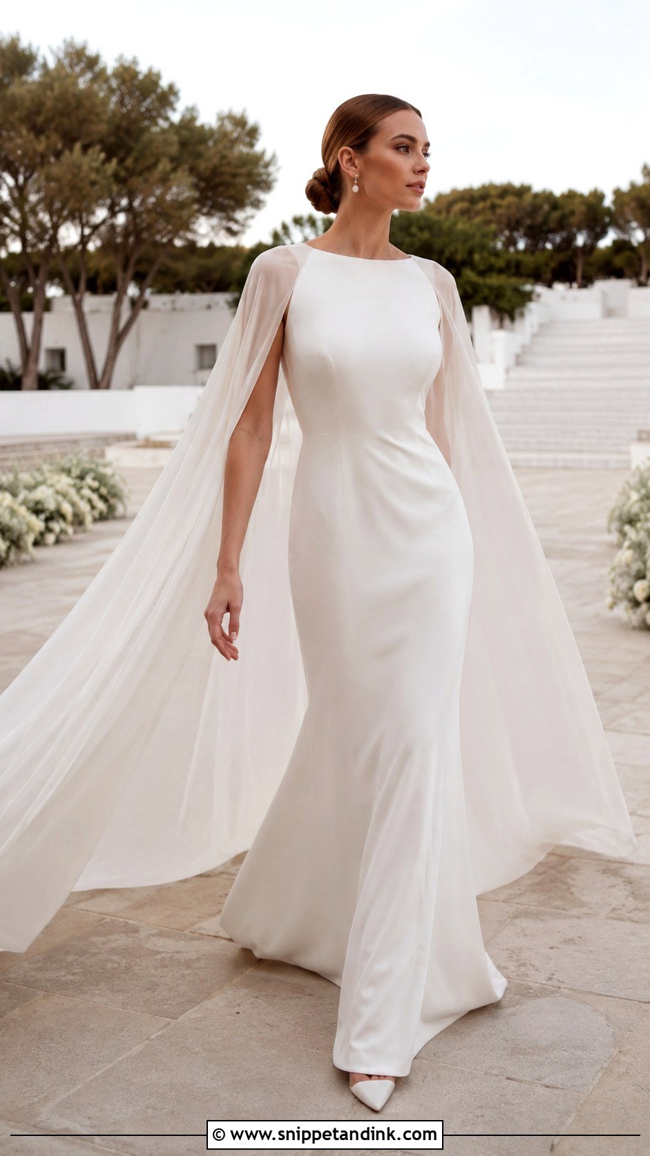 Bridal Atelier Cape Wedding Gown - Snippet and Ink - 20 Bridal Atelier Ideas