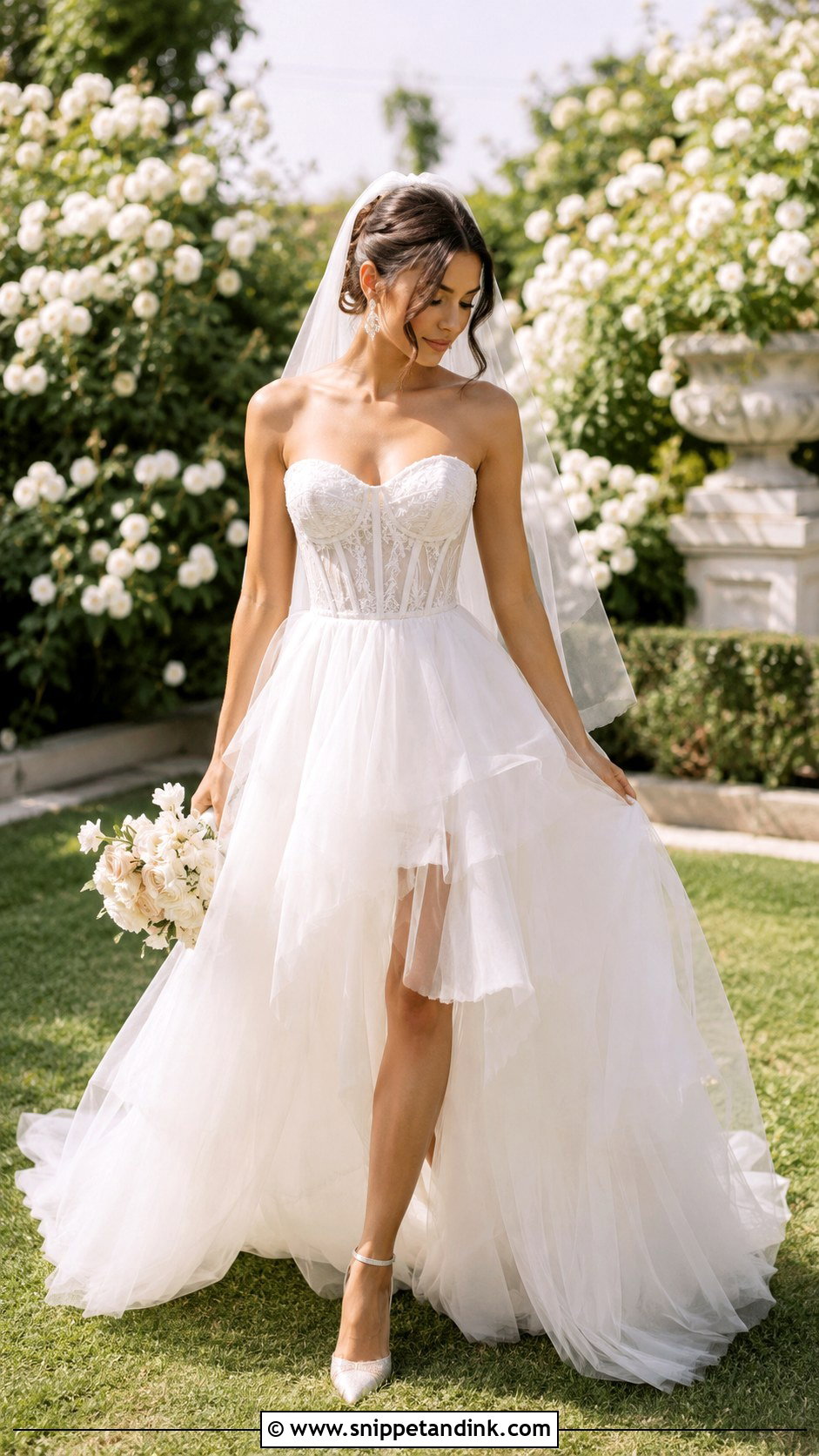 Bridal Atelier Corset Tulle Gown - Snippet and Ink - 20 Bridal Atelier Ideas