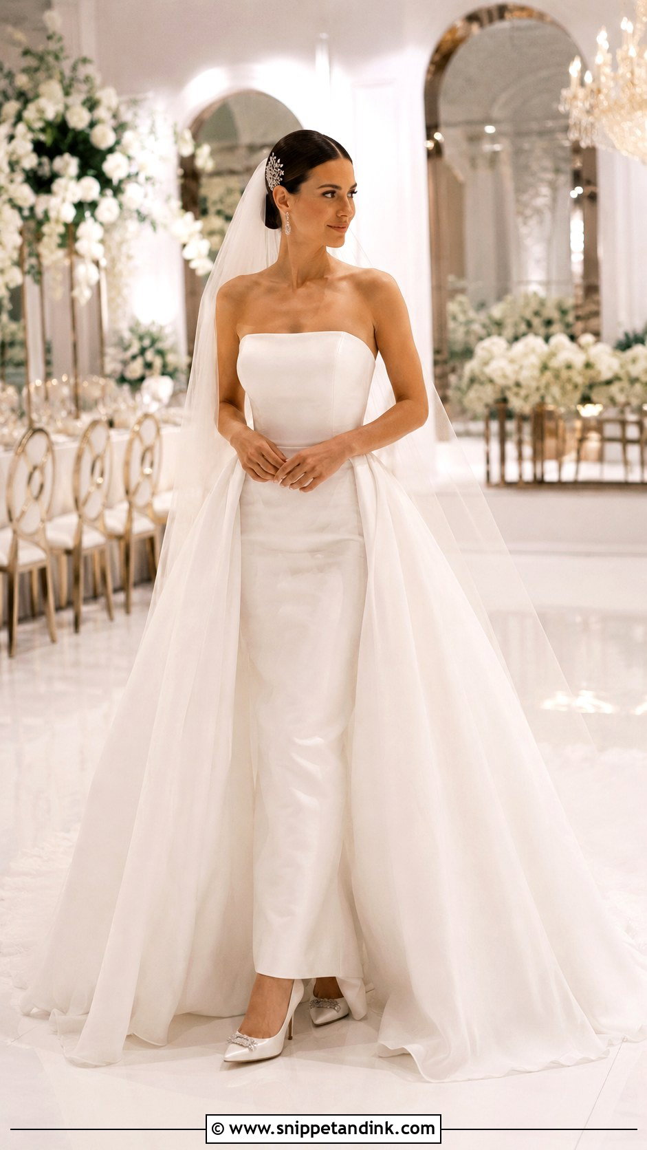 Bridal Atelier Detachable Overskirt Gown - Snippet and Ink - 20 Bridal Atelier Ideas