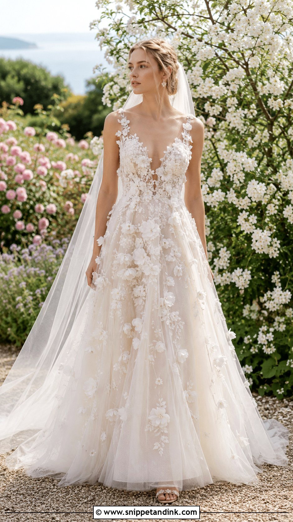 Bridal Atelier Floral Applique Gown - Snippet and Ink - 20 Bridal Atelier Ideas