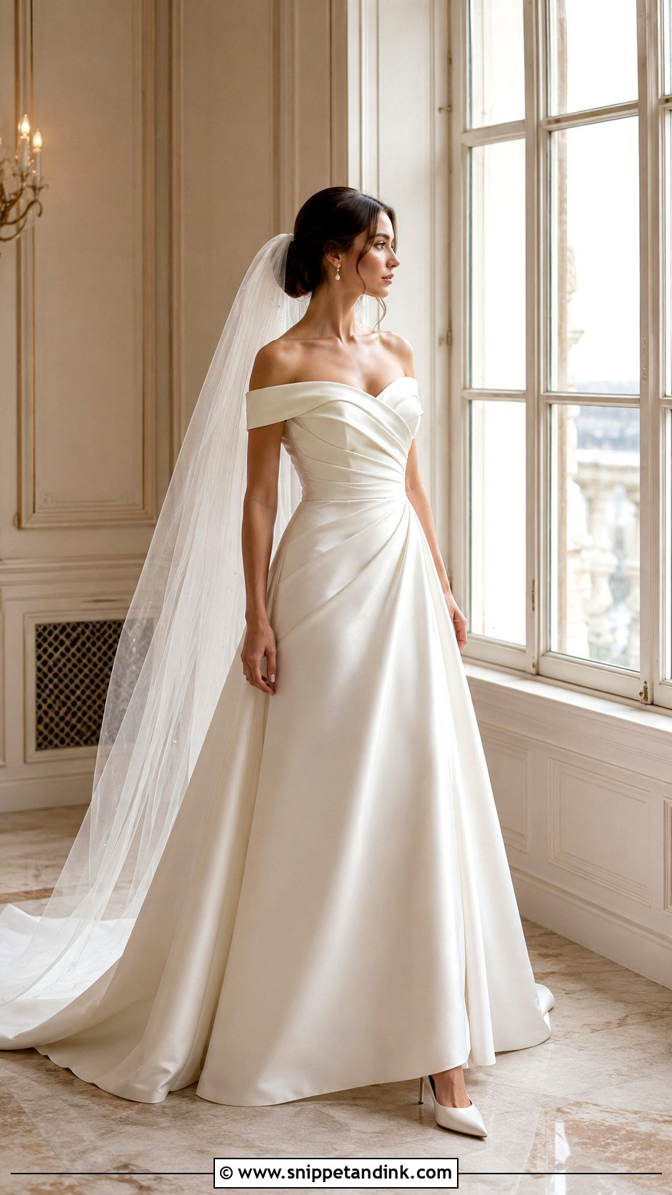 Bridal Atelier Off Shoulder Wedding Dress - Snippet and Ink - 20 Bridal Atelier Ideas