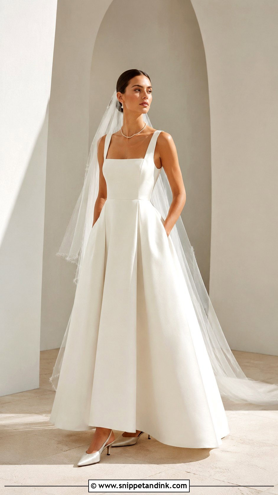 Bridal Atelier Square Neck Wedding Dress - Snippet and Ink - 20 Bridal Atelier Ideas