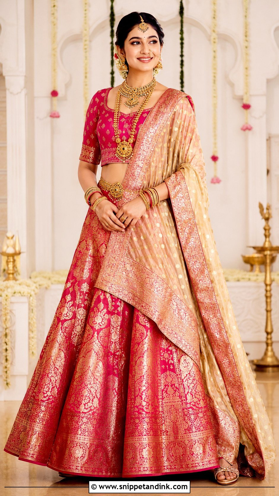 Bridal Banarasi Blouse Design - Snippet and Ink - 25 Bridal Bride Blouse Designs