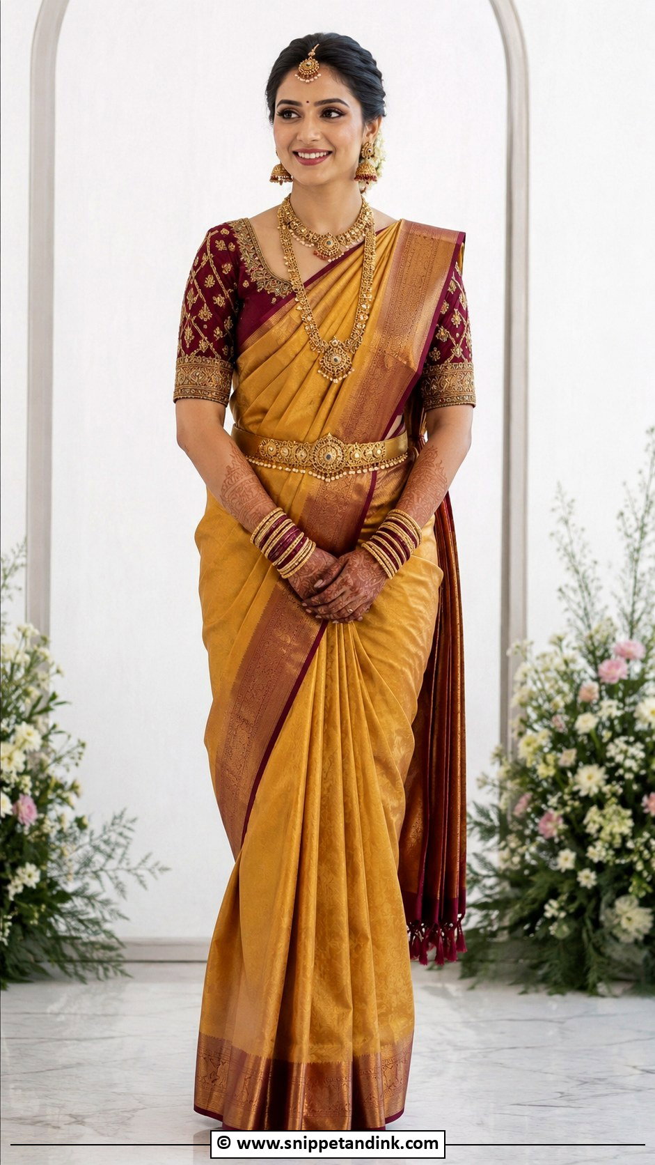 Bridal Bead Aari Work Blouse - Snippet and Ink - 30 Bridal Aari Work Blouse Ideas