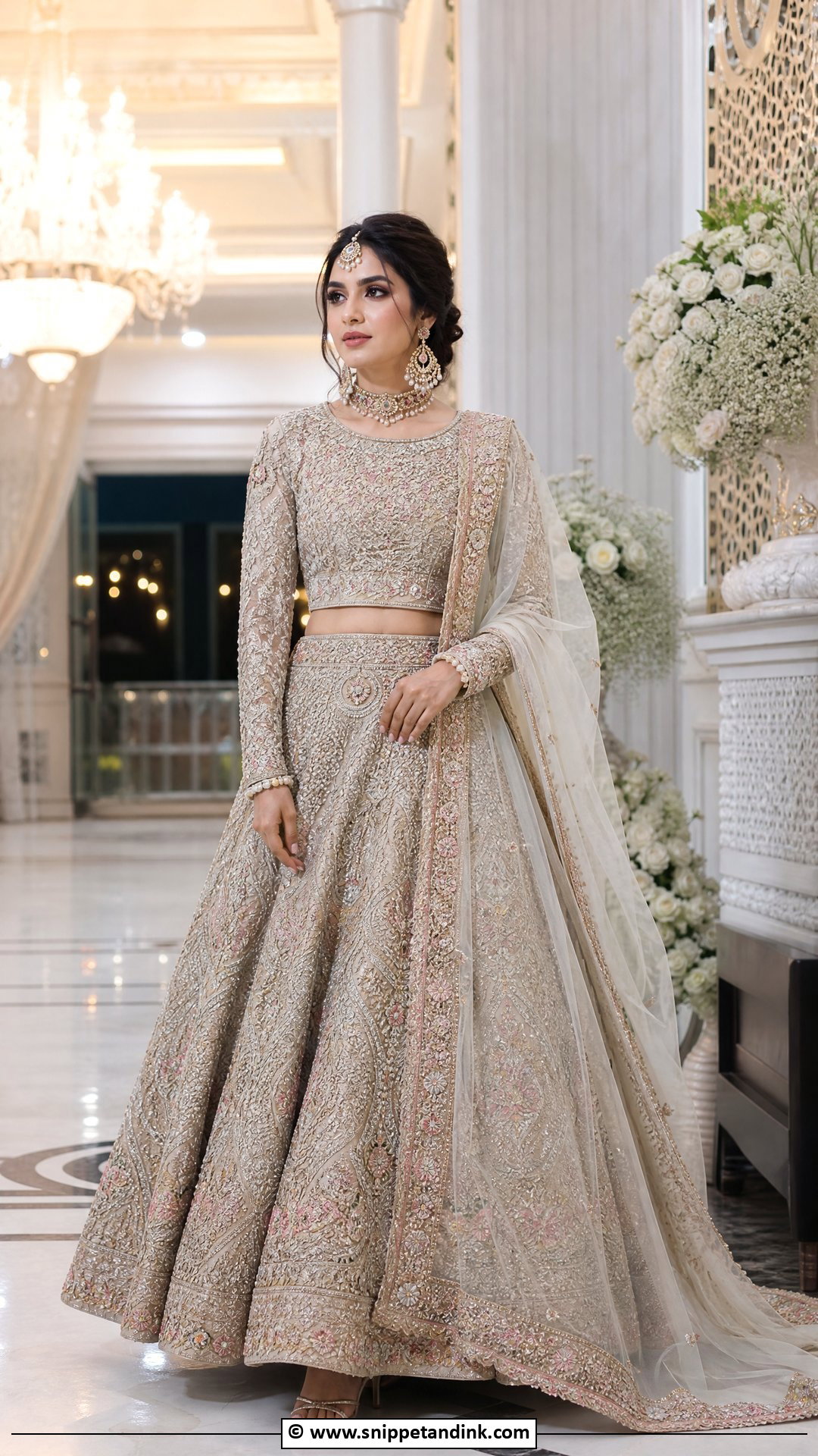 Bridal Blouse With Full Sleeves - Snippet and Ink - 35 Bridal Blouse Ideas