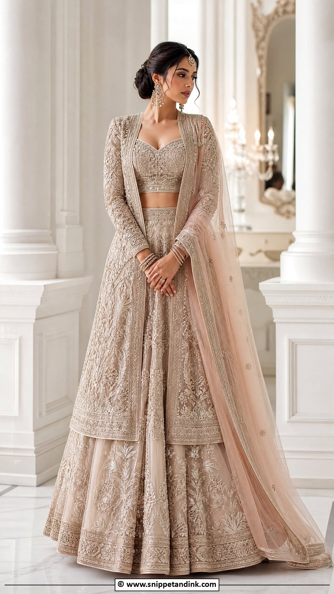 Bridal Blouse With Jacket - Snippet and Ink - 35 Bridal Blouse Ideas