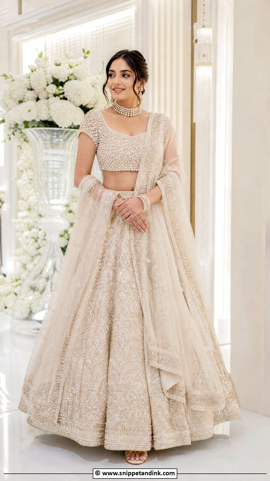 Bridal Blouse With Pearl Work - Snippet and Ink - 35 Bridal Blouse Ideas