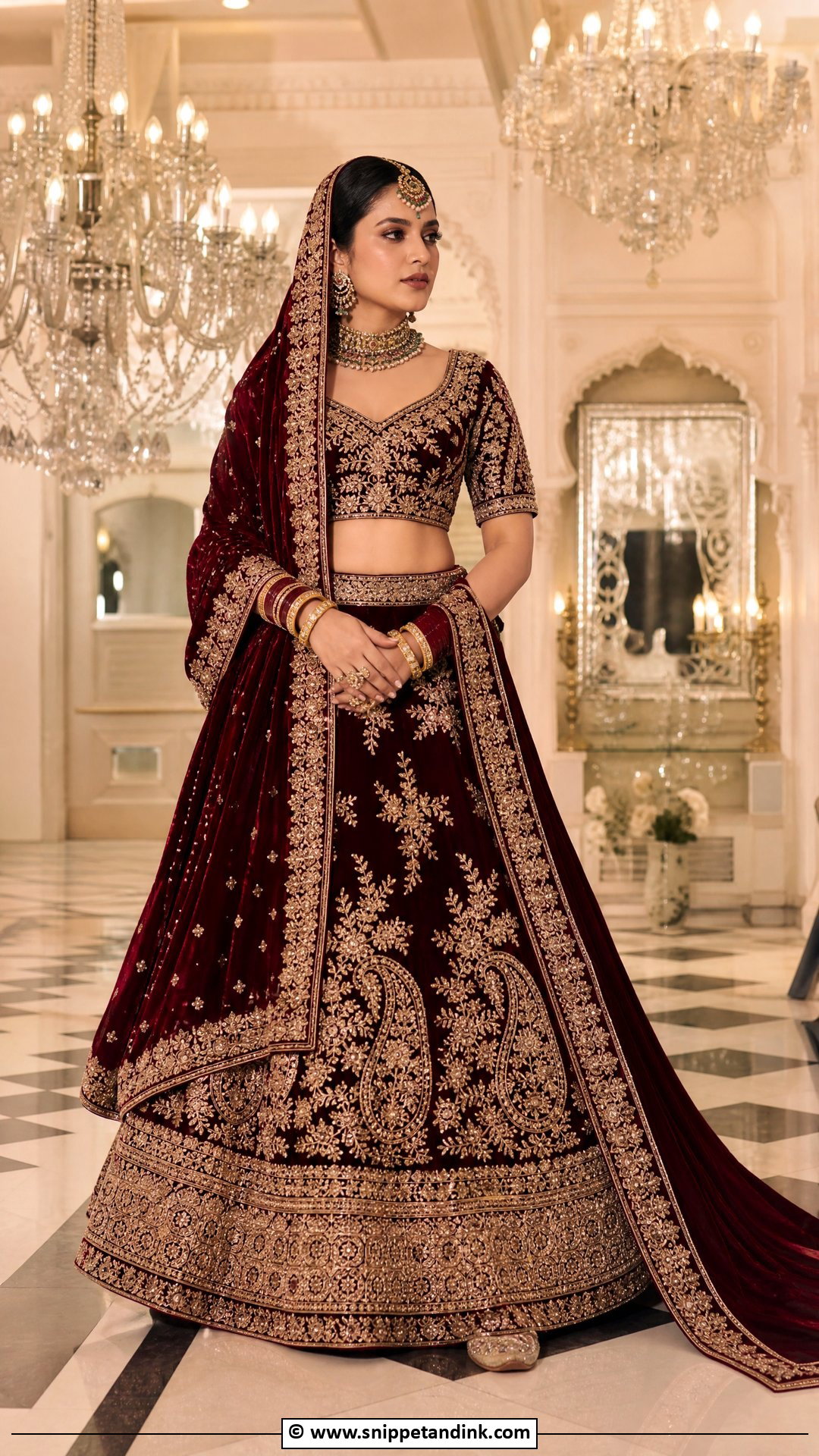 Bridal Blouse With Zardozi Work - Snippet and Ink - 35 Bridal Blouse Ideas