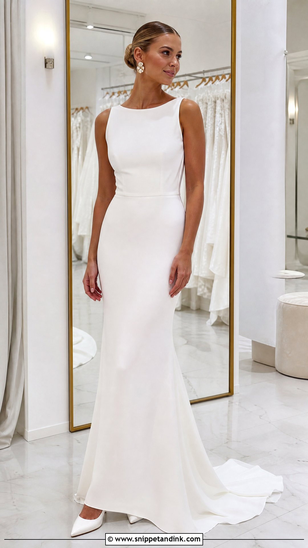 Bridal Bodysuit Under a Fitted Wedding Dress - Snippet and Ink - 20 Wedding Linger the Bride Ideas
