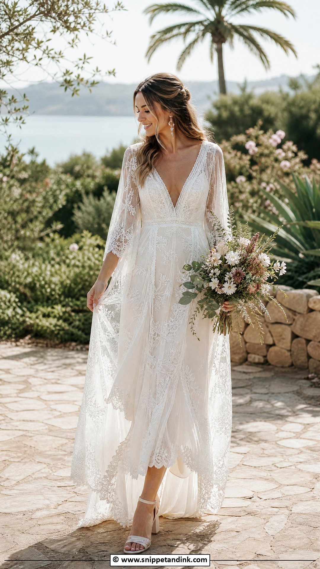 Bridal Boho Dress Outfit - Snippet and Ink - 35 Bridal Outfits