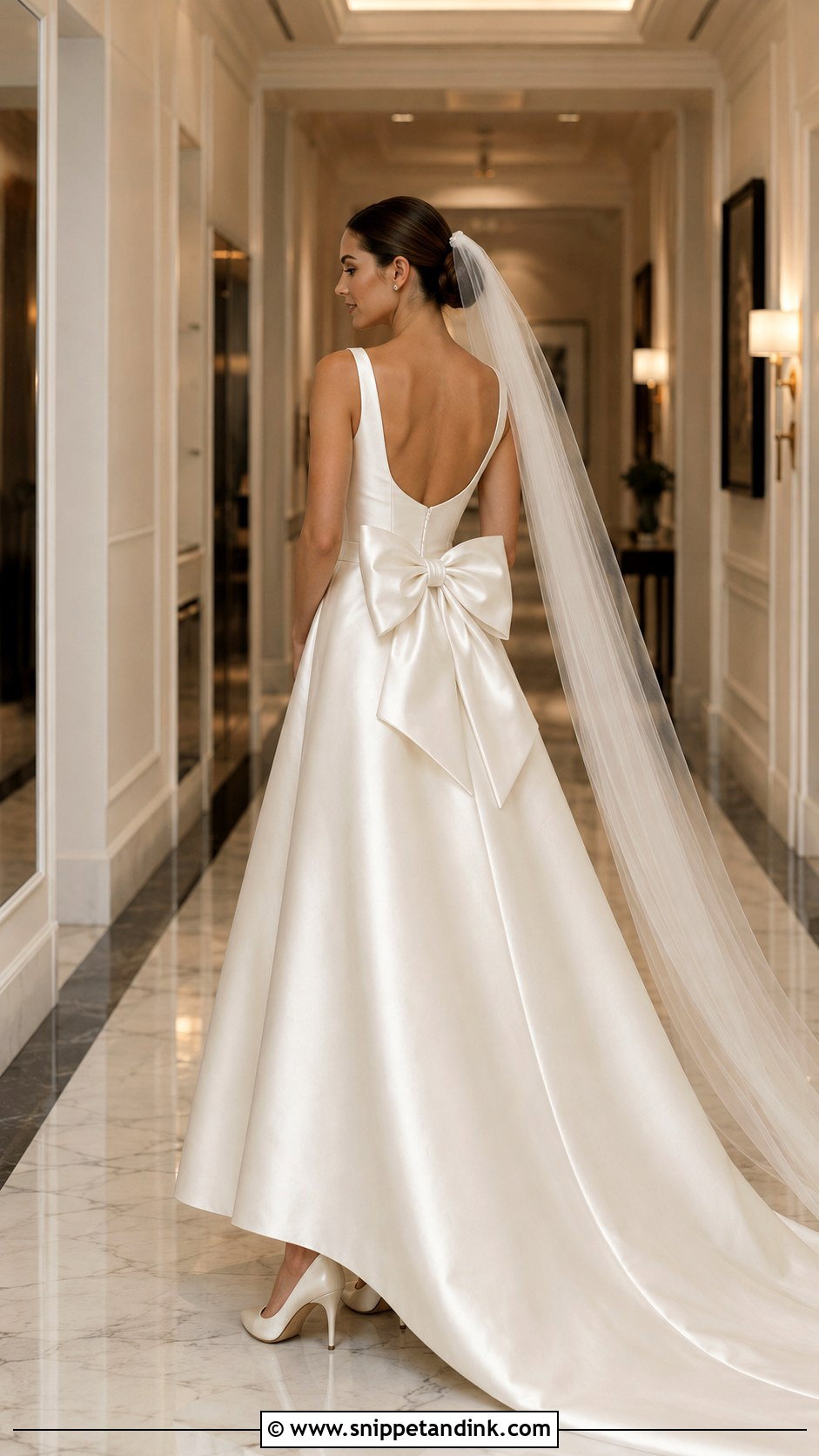 Bridal Bow Wedding Dress - Snippet and Ink - 20 Creative Wedding Dress Ideas