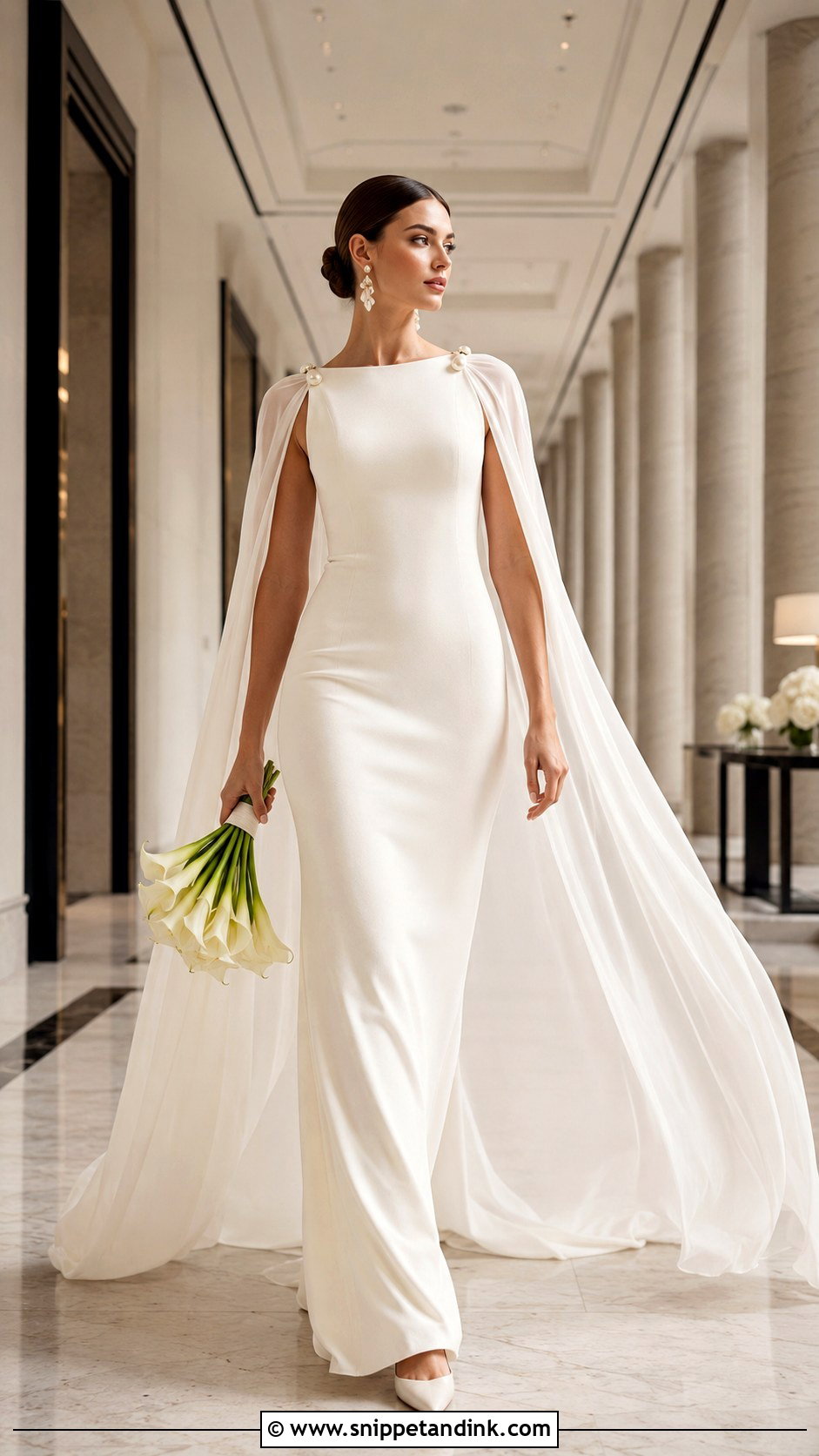Bridal Cape Wedding Dress - Snippet and Ink - 20 Elegant Luxury Wedding Dress Ideas