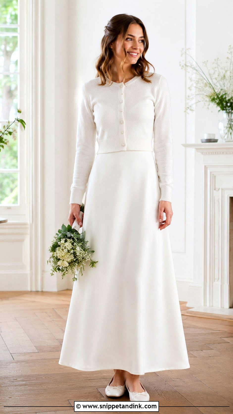 Bridal Cardigan Wedding Dress Topper - Snippet and Ink - 30 Wedding Dress Topper Ideas