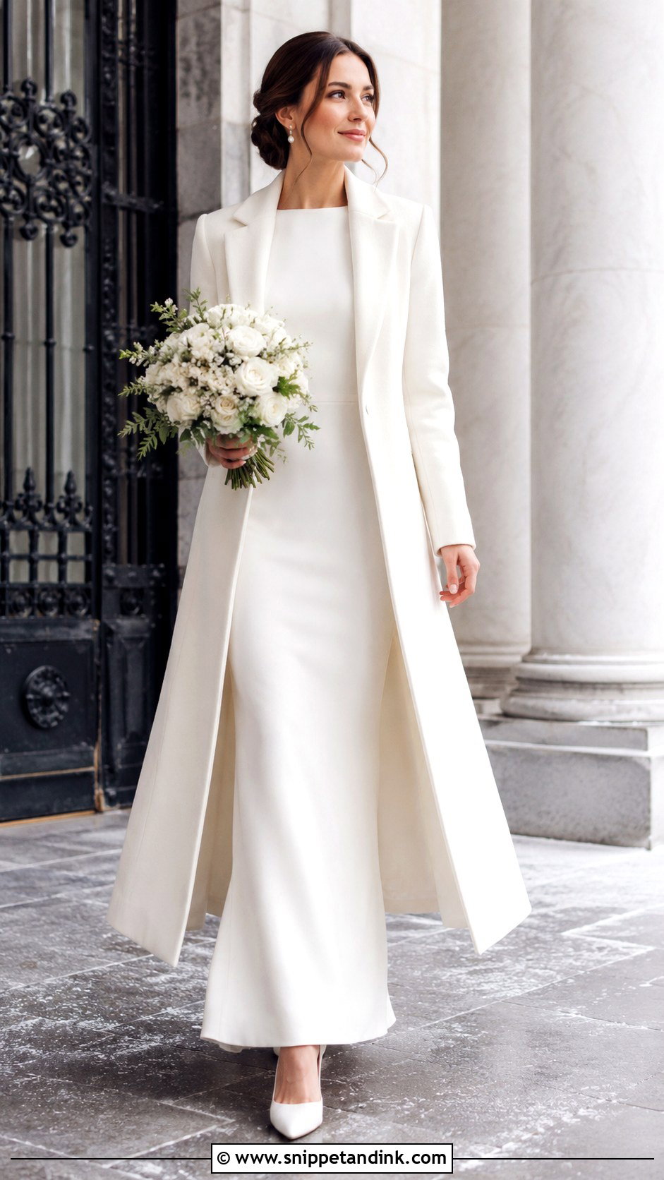 Bridal Coat Wedding Dress Topper - Snippet and Ink - 30 Wedding Dress Topper Ideas