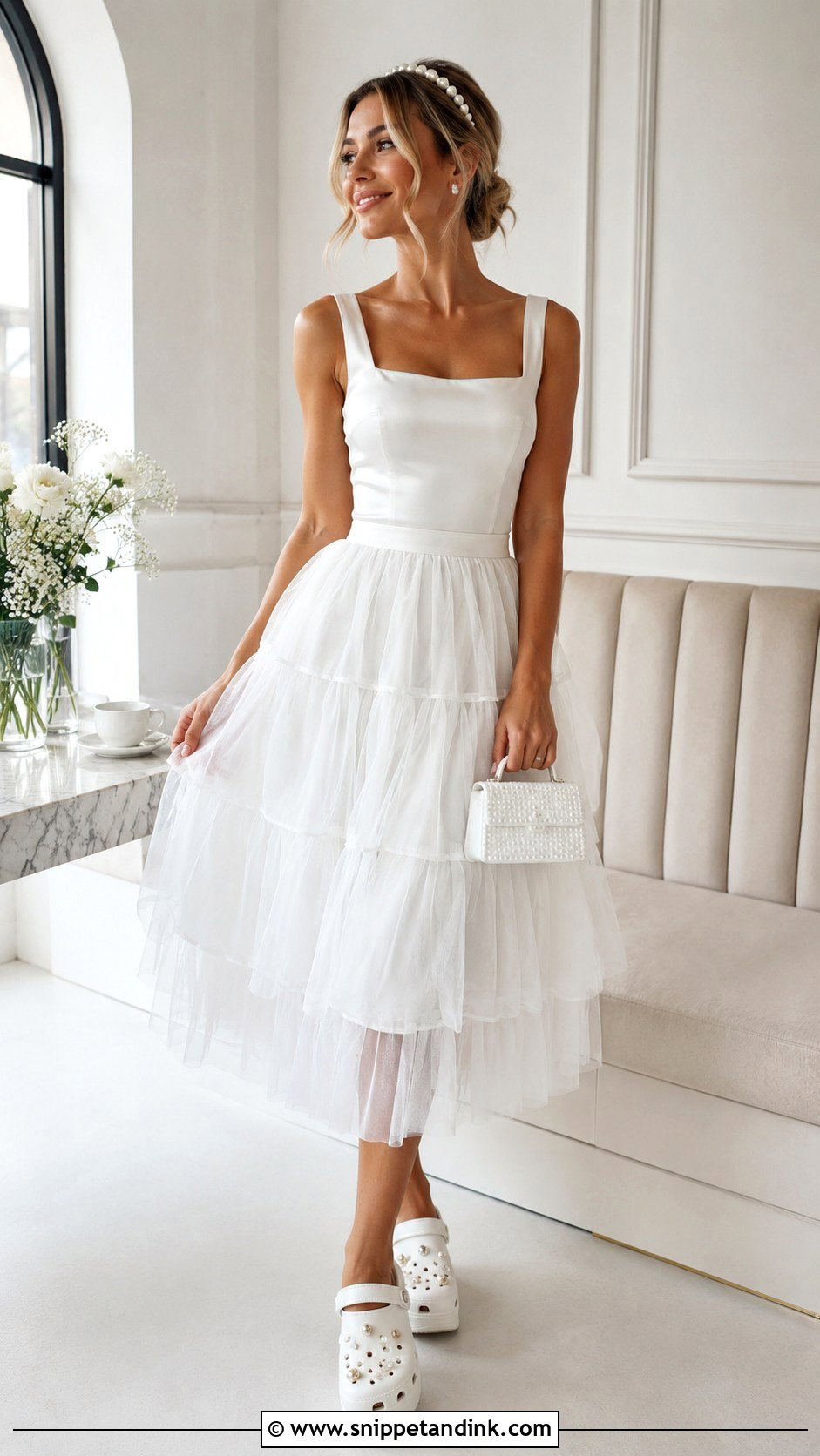 Bridal Crocs With Tulle Skirt - Snippet and Ink - 20 Bridal Crocs Ideas