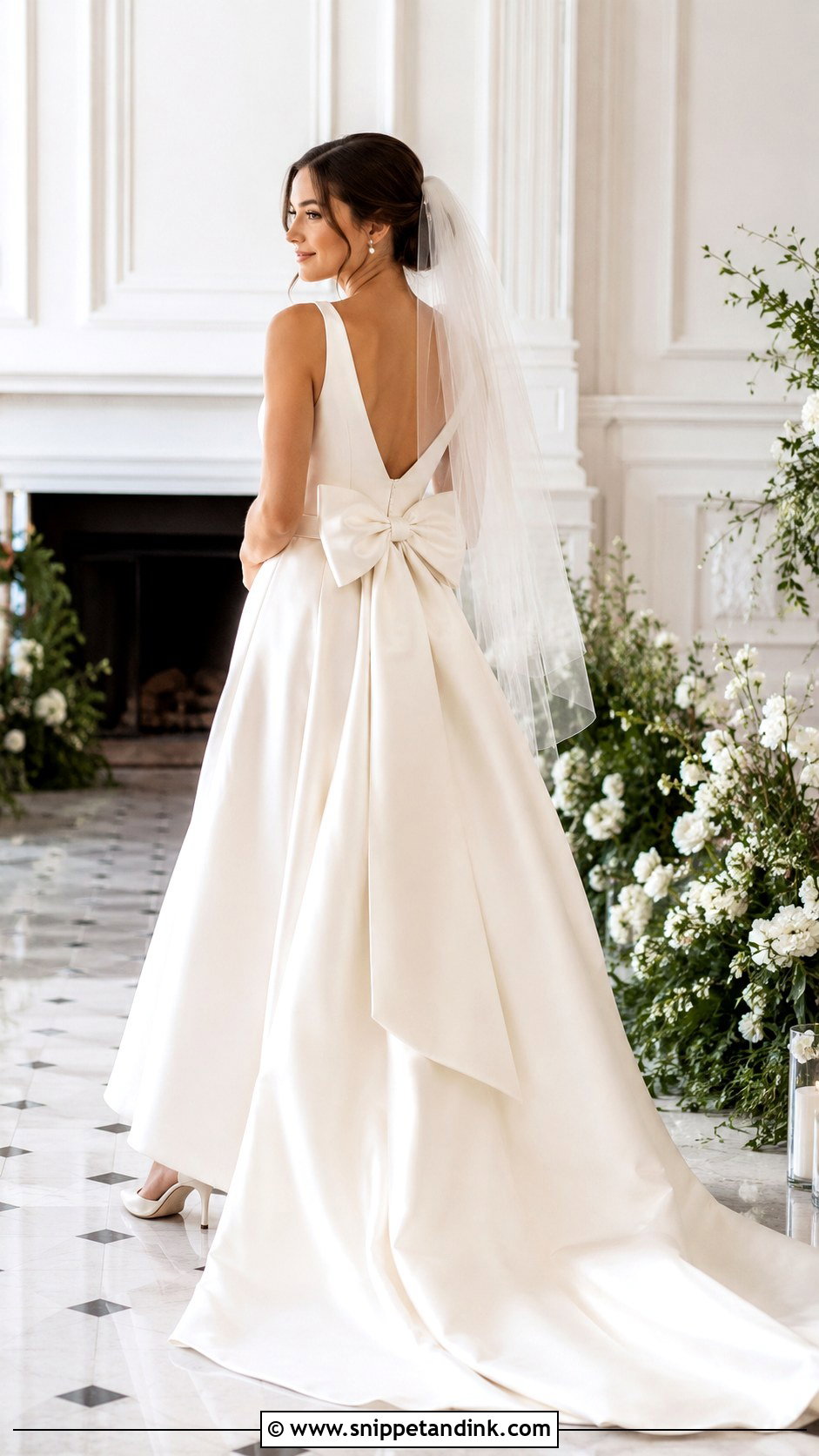 Bridal Dress With Bow - Snippet and Ink - 25 Bridal Dresses 2025