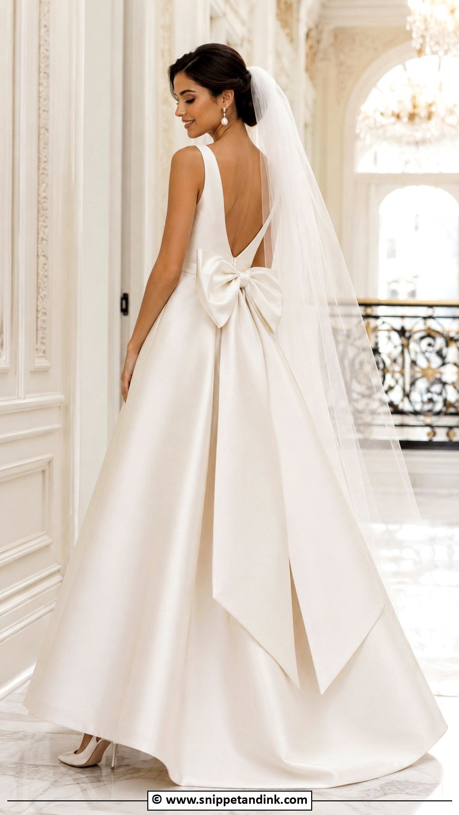 Bridal Dress With Bow Back - Snippet and Ink - 35 Bridal Dresses