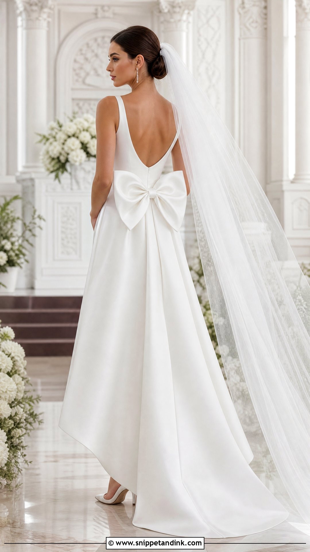 Bridal Dress With Statement Bow - Snippet and Ink - 20 Unique Bridal Dresses