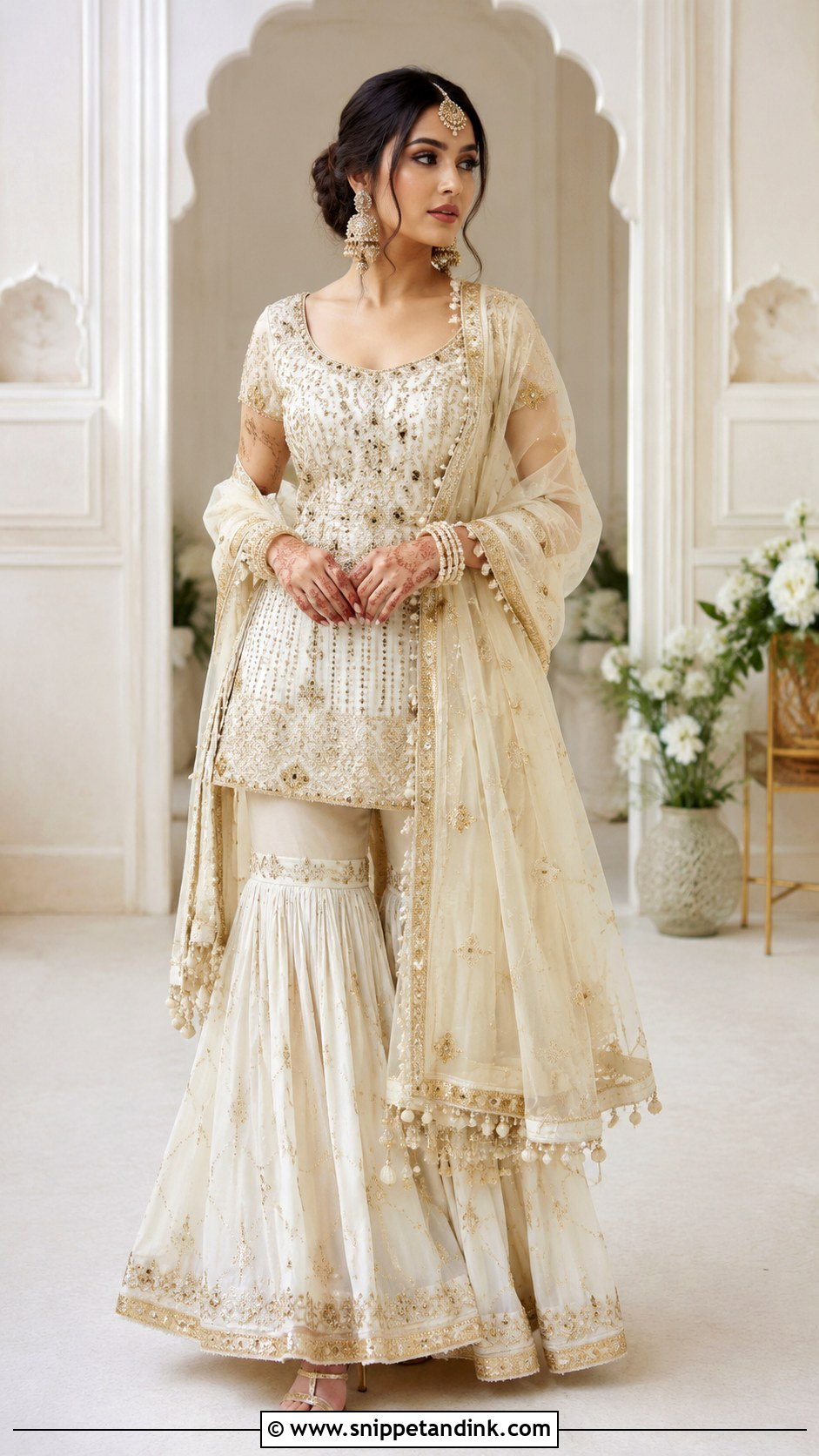 Bridal Gharara Set - Snippet and Ink - 25 Indian Bridal Dresses