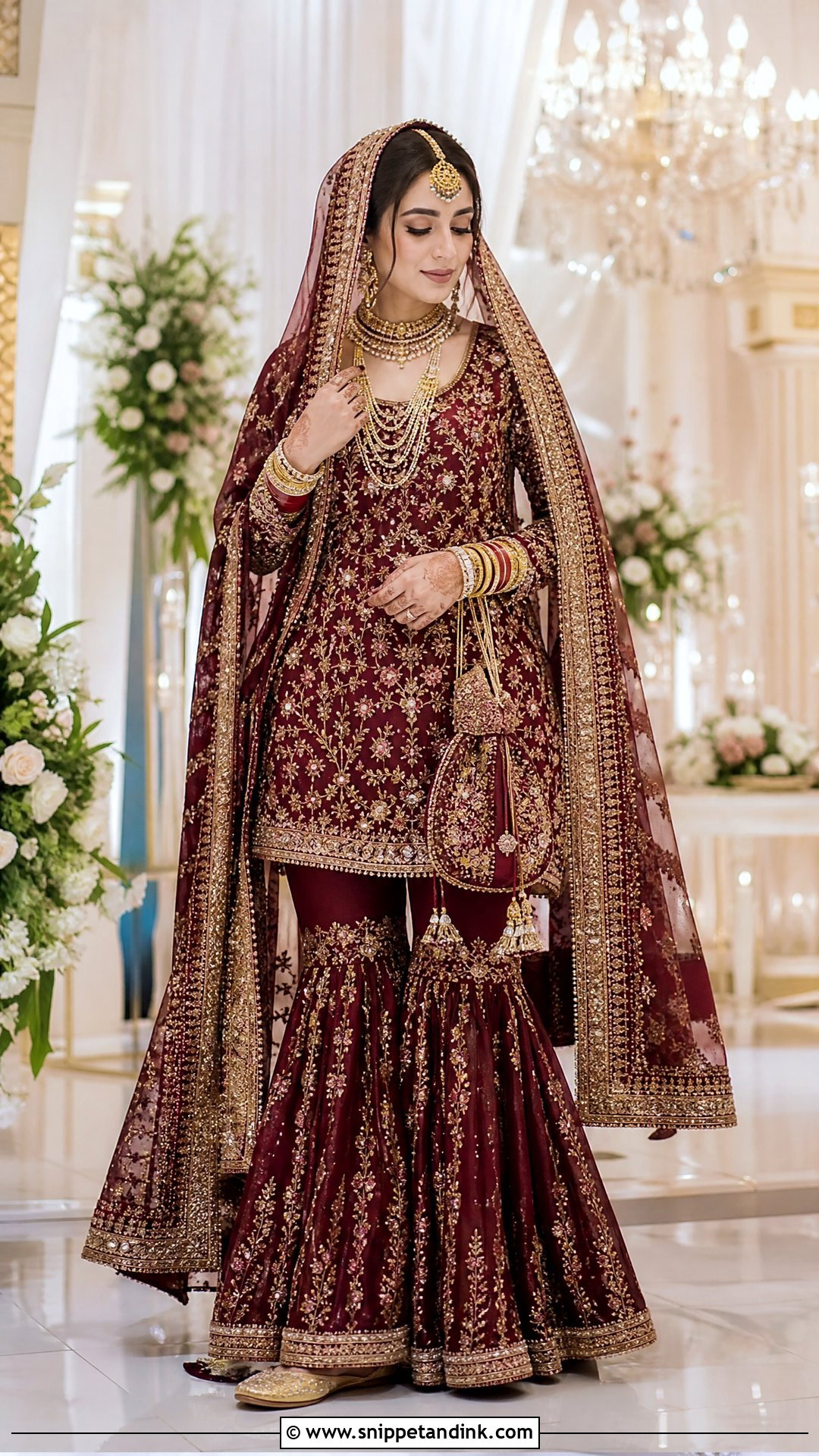 Bridal Gharara Wedding Dress - Snippet and Ink - 20 Eastern Wedding Dresses